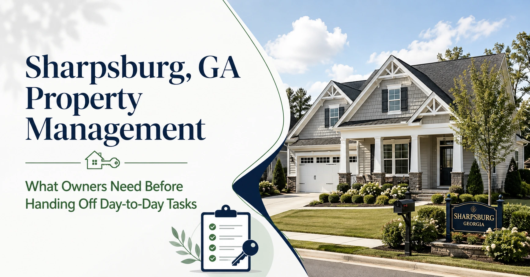 Sharpsburg, GA Property Management: What Owners Need Before Handing Off Day-to-Day Tasks